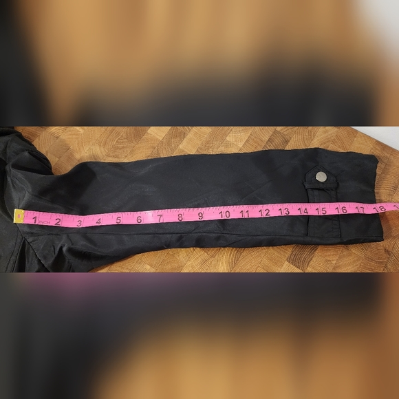 ❄️🌡❄️Winter Coat Girls Large, Lined, Black, zip out liner with belt, hooded❄️🌡 - Picture 6 of 16